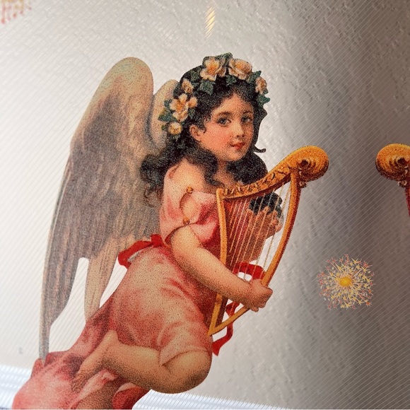 Vintage Angel Cherub Placemat, Victorian Romance, Crafting Project, Lantern Li - Picture 2 of 7